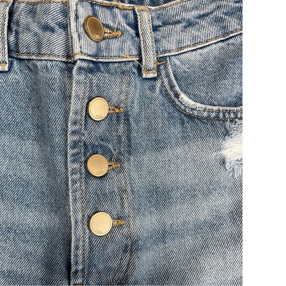 Zara high waisted button fly shorts size 2 - Picture 3 of 7